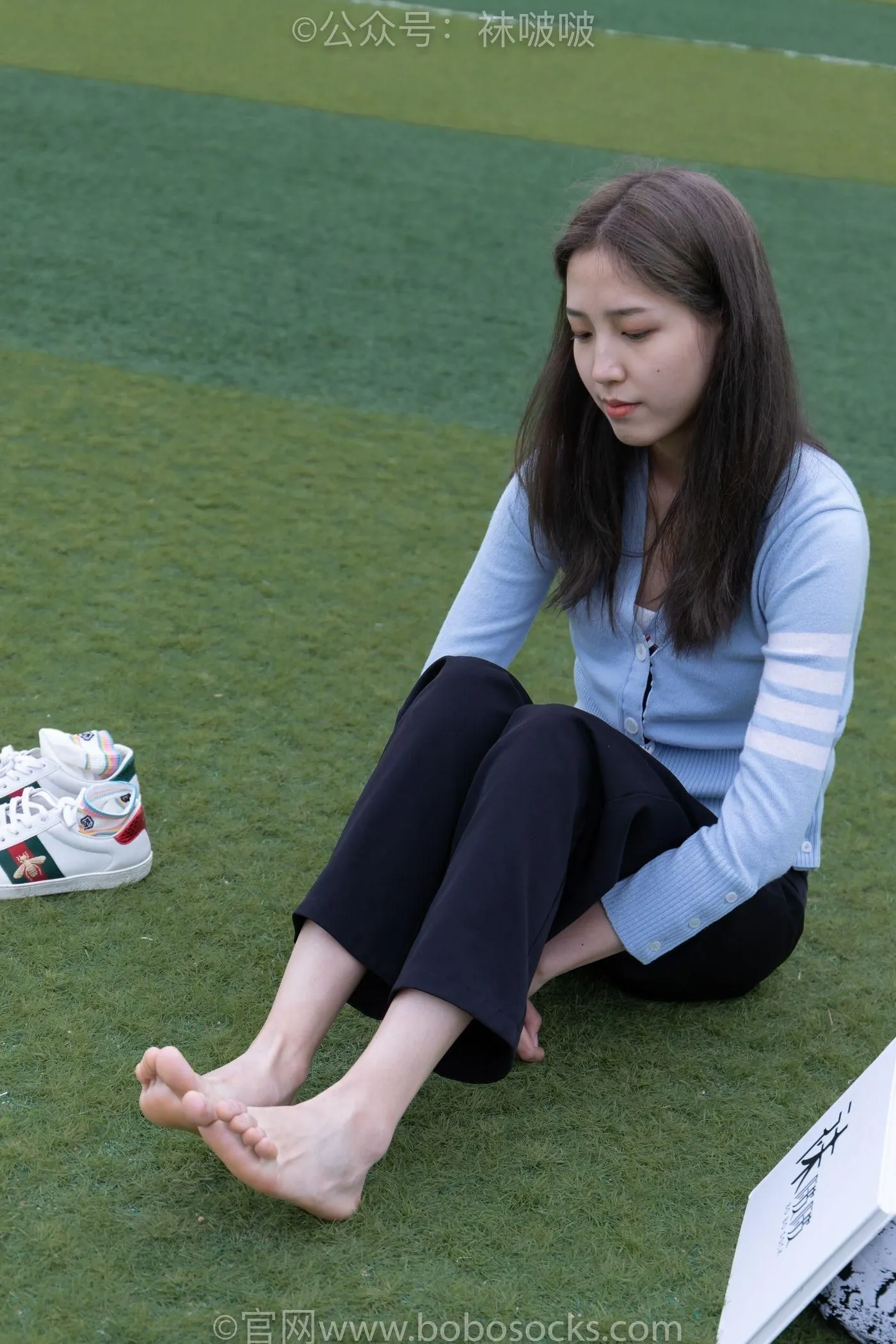 [BoBoSocks袜啵啵]NO.021 泡芙-板鞋、白棉袜、裸足 [131P]插图